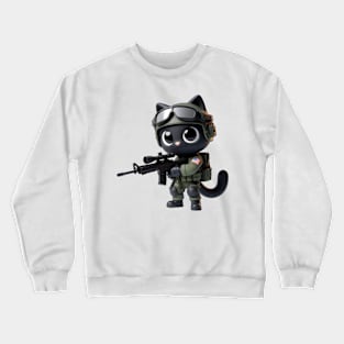 Tactical Cat Crewneck Sweatshirt